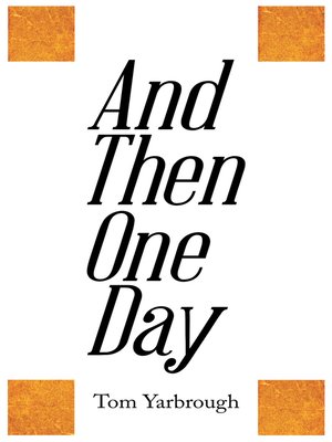 cover image of And Then One Day